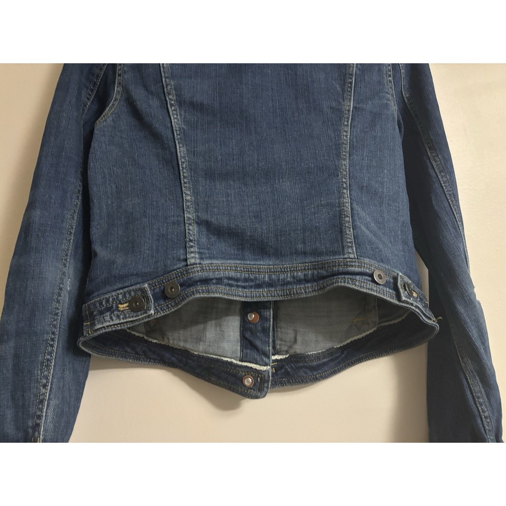 Anthropologie Pilcro & The Letterpress Classic Denim Jean Jacket Women's Small - Picture 8 of 14